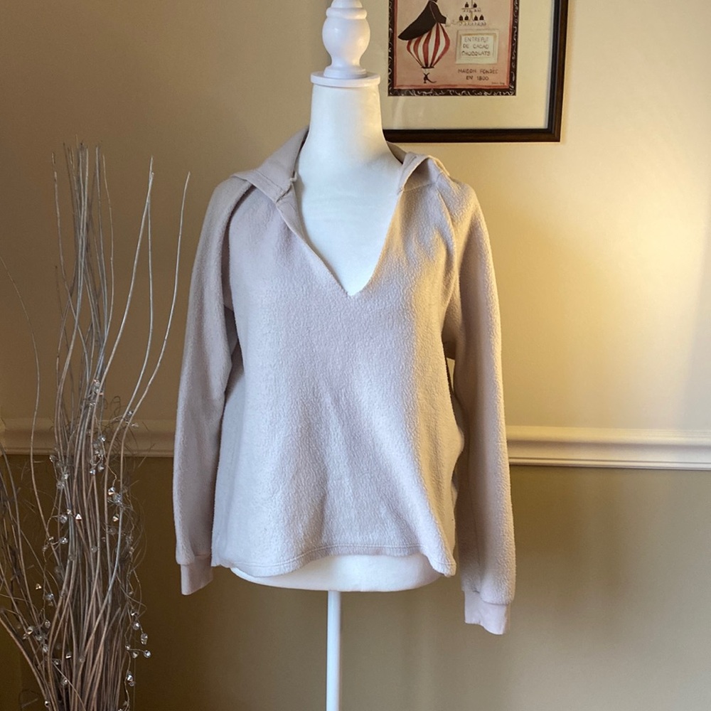 Project Social UO Comfy Hooded Sweater / Women’s, White, Size Small